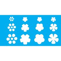 Stencil Opa 7 X 15 cm - Flores - 1961