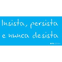 Stencil Opa 7 x 15 cm - Frase Insistir - 2324