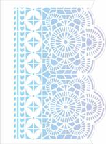 Stencil opa Simples 15X20 cm - Negativo Renda iv 2622-50% off