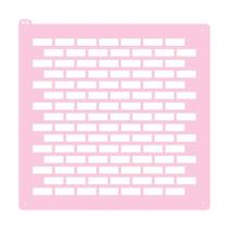 Stencil para Biscoito - Tijolinhos - Ref 4010 - 1 unidade - RR Cortadores - Rizzo