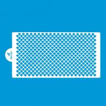 Stencil para Bolo Blue Star SBS-001 34,5 x 16,5 cm - Escamas Stencil para Bolo Blue Star SBS-001 34,5 x 16,5 cm - Escamas
