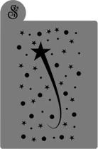 Stencil para Bolo (Mod.31) Estrelas Cadente Natal - 16,5 cm x 25 cm - 1 unidade - Sonho Fino - Rizzo Stencil para Bolo (Mod.31) Estrelas Cadente Natal - 16,5 cm x 25 cm - 1 unidade - Sonho Fino - Rizzo
