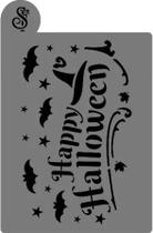 Stencil para Bolo (Mod.41) Happy Halloween 2 - 16,5 cm x 25 cm - 1 unidade - Sonho Fino - Rizzo