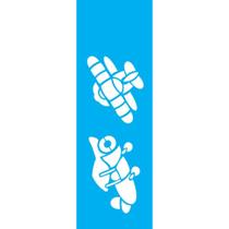 Stencil Para Pintura 10X30 Aviões OPA0709 Stencil Para Pintura 10X30 Aviões OPA0709
