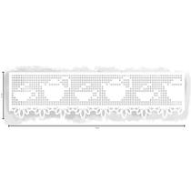 Stencil Para Pintura 33,7x11cm Renda Bule e Xícara STAG-008 Litoarte