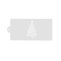 Stencil Pinheirinho de Natal - 34cm - 1 unidade - BlueStar - Rizzo
