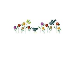 Stencil Pintura 8,4x28,5 Flor E PÁSsaro Ste-136 - Litoarte Stencil Pintura 8,4x28,5 Flor E PÁSsaro Ste-136 - Litoarte