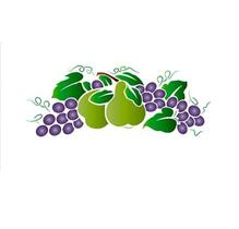 Stencil Pintura 8,4x28,5 Frutas Ste-204 - Litoarte