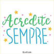 Stencil Pintura Acredite Sempre 10x10 Stx-377 Litoarte Stencil Pintura Acredite Sempre 10x10 Stx-377 Litoarte