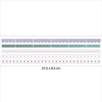 Stencil Pintura Barras, Texturas 8,4x28,5 Ste-369 Litoarte Stencil Pintura Barras, Texturas 8,4x28,5 Ste-369 Litoarte