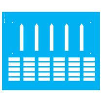 Stencil Pintura Country Brasil Cerca 2994 20x25 Opa