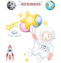 Stencil Pintura Especial Astronauta Stm-717 21,1x17,2 Litoarte