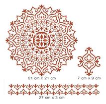 Stencil Pintura Especial Mandalas 30x30 Stqg-025 Litoarte
