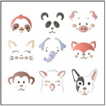 Stencil Pintura Estampa Bichos Stxx-184 20x20cm Litoarte