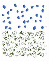 Stencil Pintura Estamparia Flores Micro I 3354 20x25 Opa