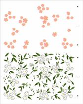 Stencil Pintura Estamparia Flores Micro Ii 3355 20x25 Opa Stencil Pintura Estamparia Flores Micro Ii 3355 20x25 Opa