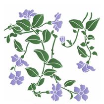 Stencil Pintura Flor Tumbergias 3225 30,5x30,5 Opa