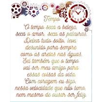 Stencil Pintura Frase Motivacional Str-228 20x25 Litoarte