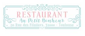 Stencil Pintura Frase Restaurant Au Petit Bonheur 10x30 3156 Opa