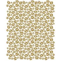 Stencil Pintura Grão de Café 21,1x17,2 Stm-751 Litoarte Stencil Pintura Grão de Café 21,1x17,2 Stm-751 Litoarte