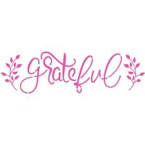 Stencil Pintura Grateful 8,4x28,5 Ste-397 Litoarte