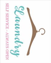 Stencil Pintura Lavanderia Cabide 2979 20x25 Opa Stencil Pintura Lavanderia Cabide 2979 20x25 Opa