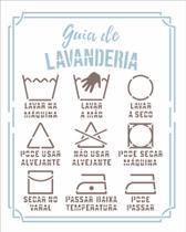 Stencil Pintura Lavanderia Guia I 2980 20x25 Opa