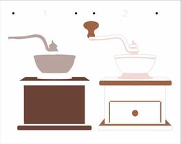 Stencil Pintura Moedor de Café Antigo 3397 20x25 Opa Stencil Pintura Moedor de Café Antigo 3397 20x25 Opa