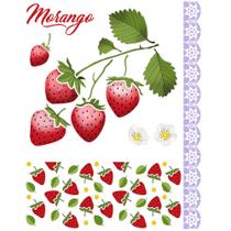 Stencil Pintura Morangos Str-245 20x25 Litoarte Stencil Pintura Morangos Str-245 20x25 Litoarte
