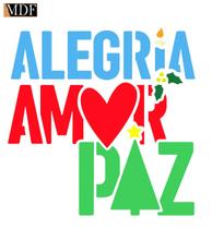 Stencil Pintura Natal Alegria Amor Paz Stnx-042 10x10 Litoarte