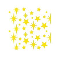 Stencil Pintura Natal Estampa de Estrelas Stnx-044 10x10 Litoarte