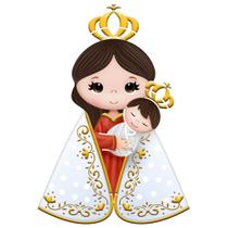 Stencil Pintura Nossa Sra de Nazaré 34,4x21cm St-432 Litoarte Stencil Pintura Nossa Sra de Nazaré 34,4x21cm St-432 Litoarte