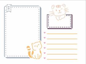 Stencil Pintura Planner Cats 3381 15x20 Opa