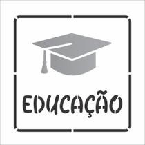 Stencil Pintura Profissões Educação 3090 14x14 Opa