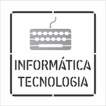 Stencil Pintura Profissões Informatica 3092 14x14 Opa Stencil Pintura Profissões Informatica 3092 14x14 Opa