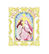 Stencil Pintura Retangular Natal Presépio em Vitral 25x20 Strn-015 Litoarte Stencil Pintura Retangular Natal Presépio em Vitral 25x20 Strn-015 Litoarte