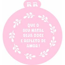 Stencil Redondo para Bolos - Natalinos - Ref. 3018 - 1 unidade - RR CORTADORES - Rizzo Stencil Redondo para Bolos - Natalinos - Ref. 3018 - 1 unidade - RR CORTADORES - Rizzo