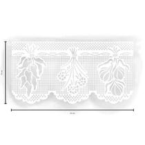 Stencil Renda Alho e Pimenta STGE-006 28,7x13,5 Litoarte