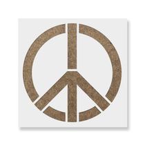 Stencil Revolution Estêncil de Símbolo da Paz Hippie em Mylar Stencil Revolution Estêncil de Símbolo da Paz Hippie em Mylar