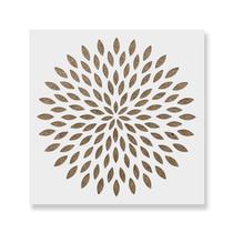 Stencil Revolution Estêncil Grande e Resistente de Mandala Dahlia Stencil Revolution Estêncil Grande e Resistente de Mandala Dahlia