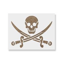 Stencil Revolution Estêncil Navio Pirata Jolly Roger Stencil Revolution Estêncil Navio Pirata Jolly Roger