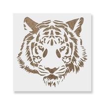 Stencil Revolution Molde Reutilizável de Cabeça de Tigre para Parede