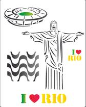 Stencil Simples 20X25 Opa 1238 Cidade Rio De Janeiro - OPA CRIE