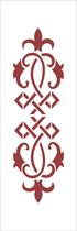 Stencil Simples Border Indiano Ii 435 10x30 Opa