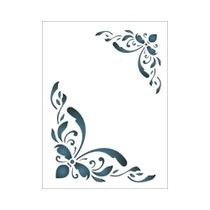 Stencil Simples Cantoneira Imperial Opa232 15x20 Stencil Simples Cantoneira Imperial Opa232 15x20