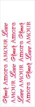 Stencil Simples Estamparia Amor 1998 10x30 Opa Stencil Simples Estamparia Amor 1998 10x30 Opa