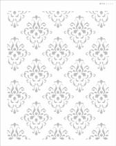 Stencil Simples Estamparia Arabesco I 2452 20x25 Opa