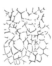 Stencil Simples Estamparia Craquelê Ii 2267 20x25 Opa