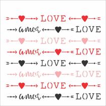 Stencil Simples Estamparia Love 2433 14x14 Opa Stencil Simples Estamparia Love 2433 14x14 Opa