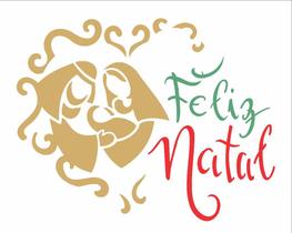 Stencil Simples Feliz Natal Ii 2312 20x25 Opa